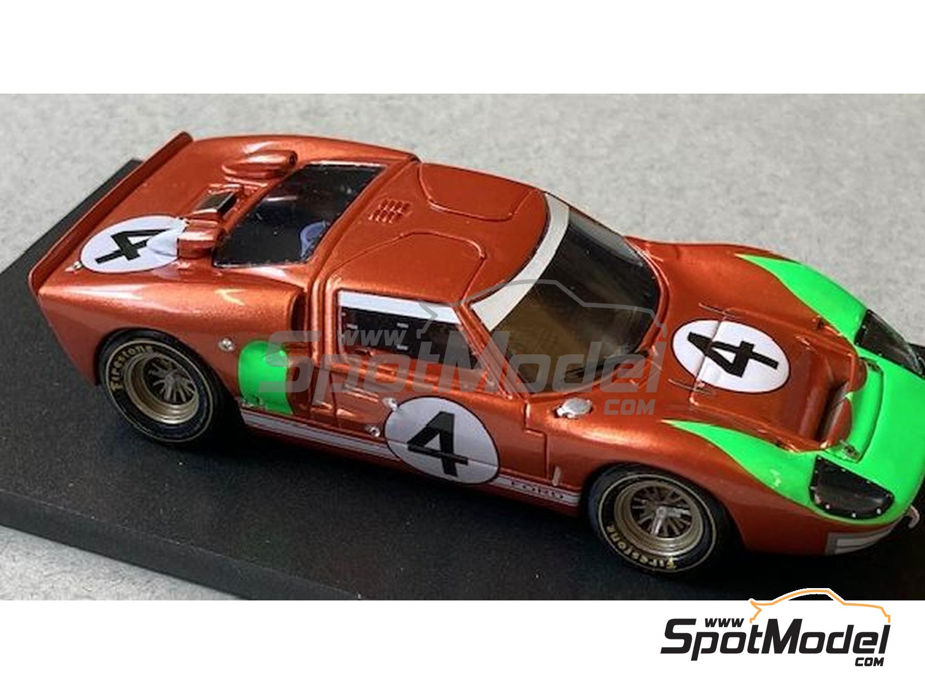 Ford GT40 Mk II - 24 Hours Le Mans 1966. Car scale model kit in 1/43 scale  manufactured by Marsh Models (ref. MM323)